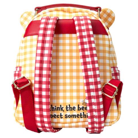 Mochila loungefly disney winnie the pooh winnie the pooh gingham mini backpack