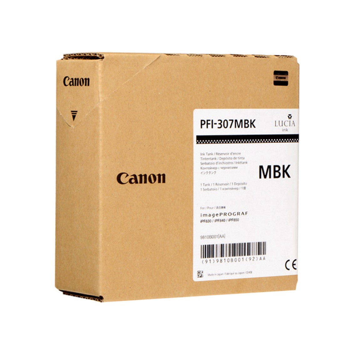 Cartucho tinta canon pfi - 307mbk negro mate