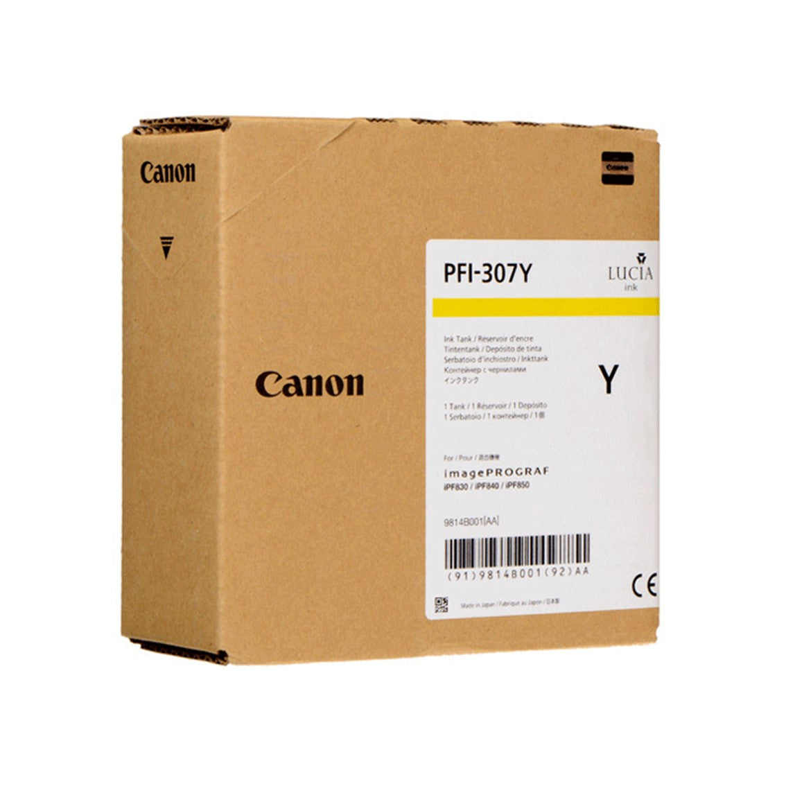 Cartucho tinta canon pfi - 307y amarillo