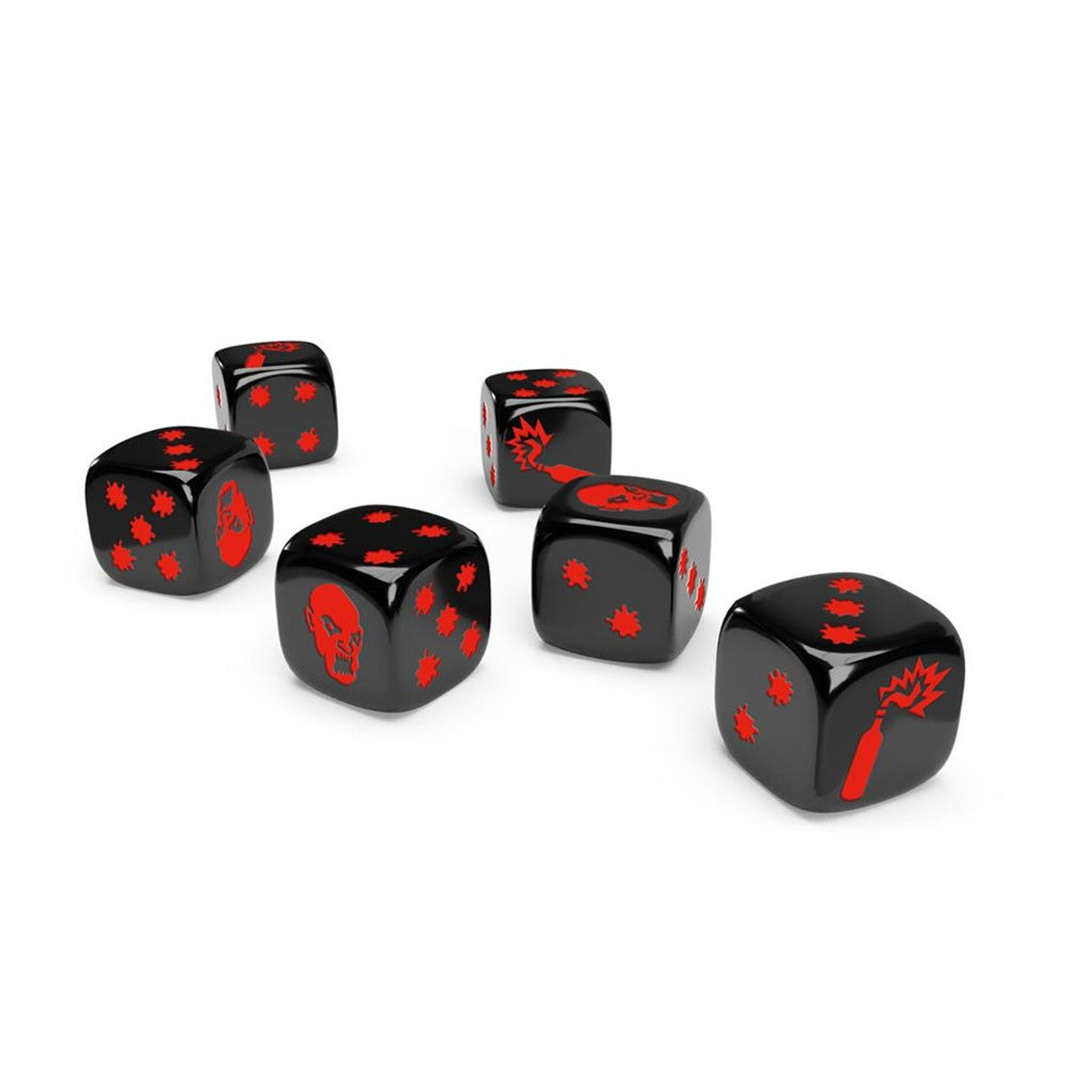 Pack dados especial black - white juego de mesa zombicide