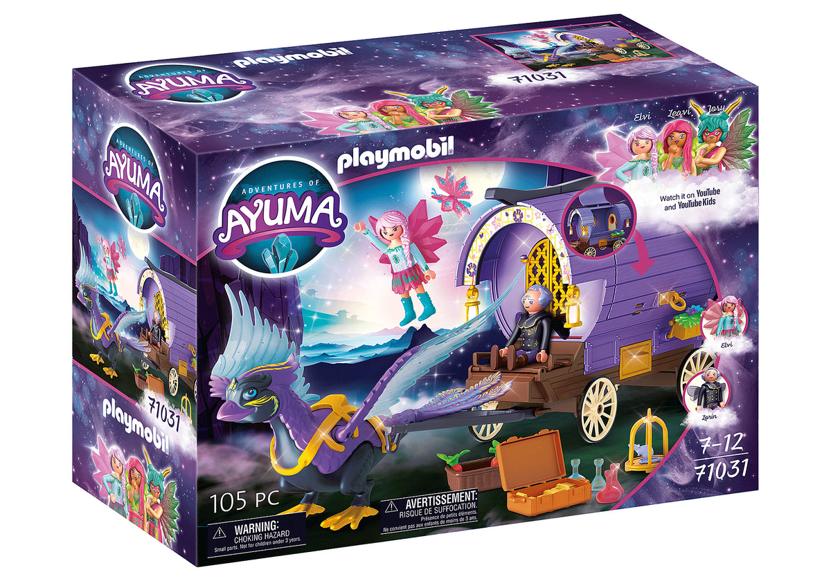 Playmobil ayuma carruaje de hada con phoenix