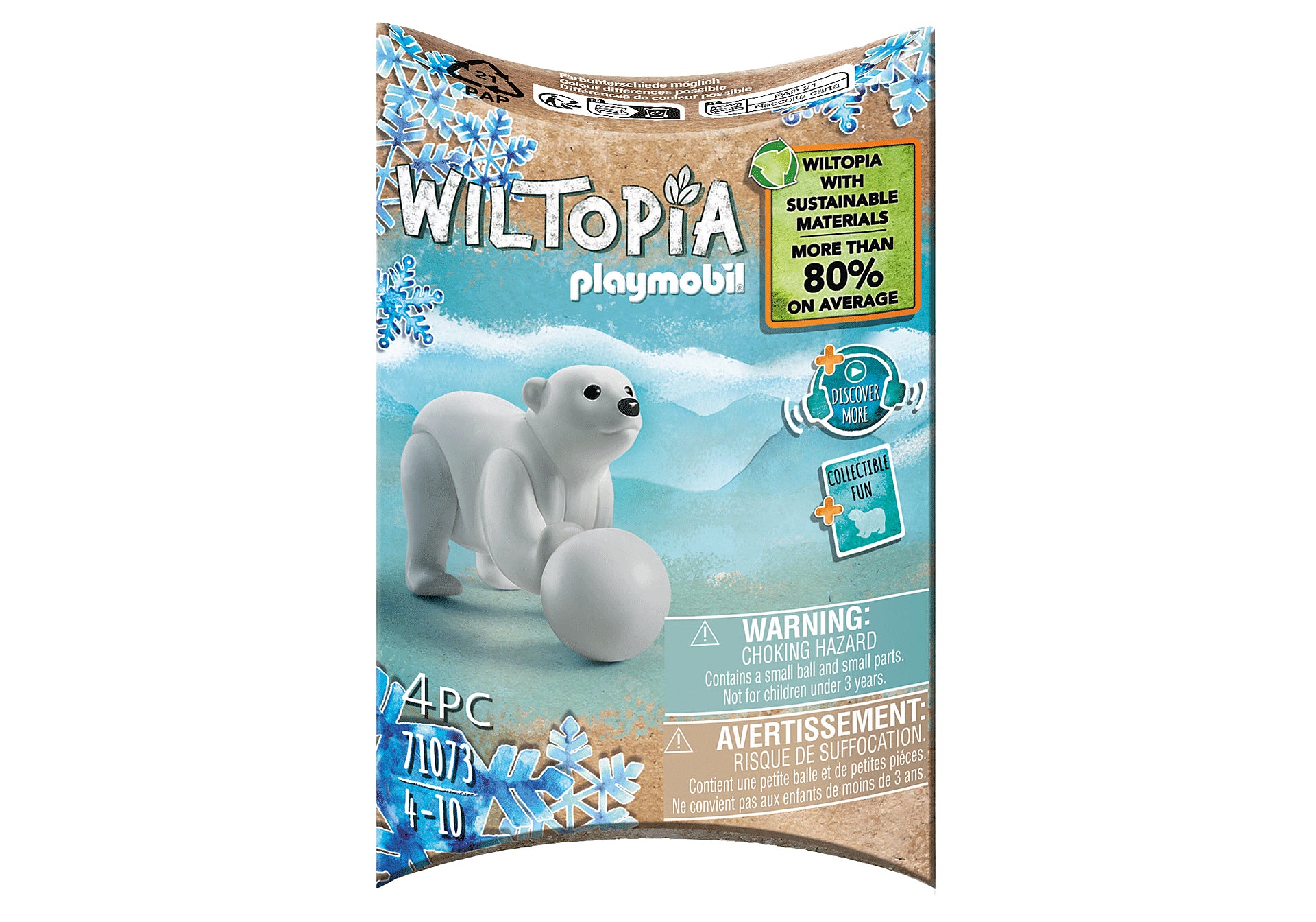 Playmobil wiltopia oso polar joven