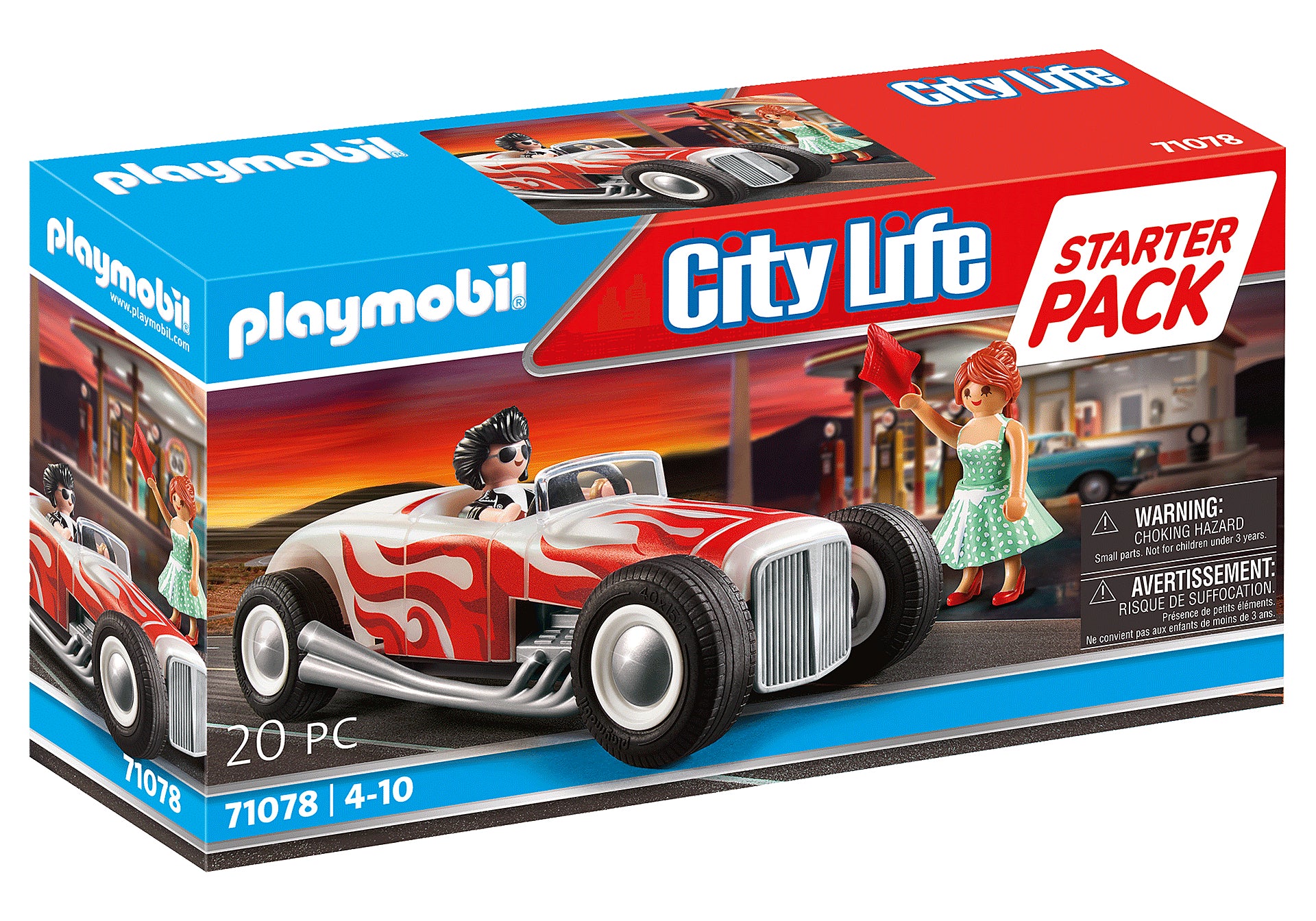 Playmobil starter pack hot rod