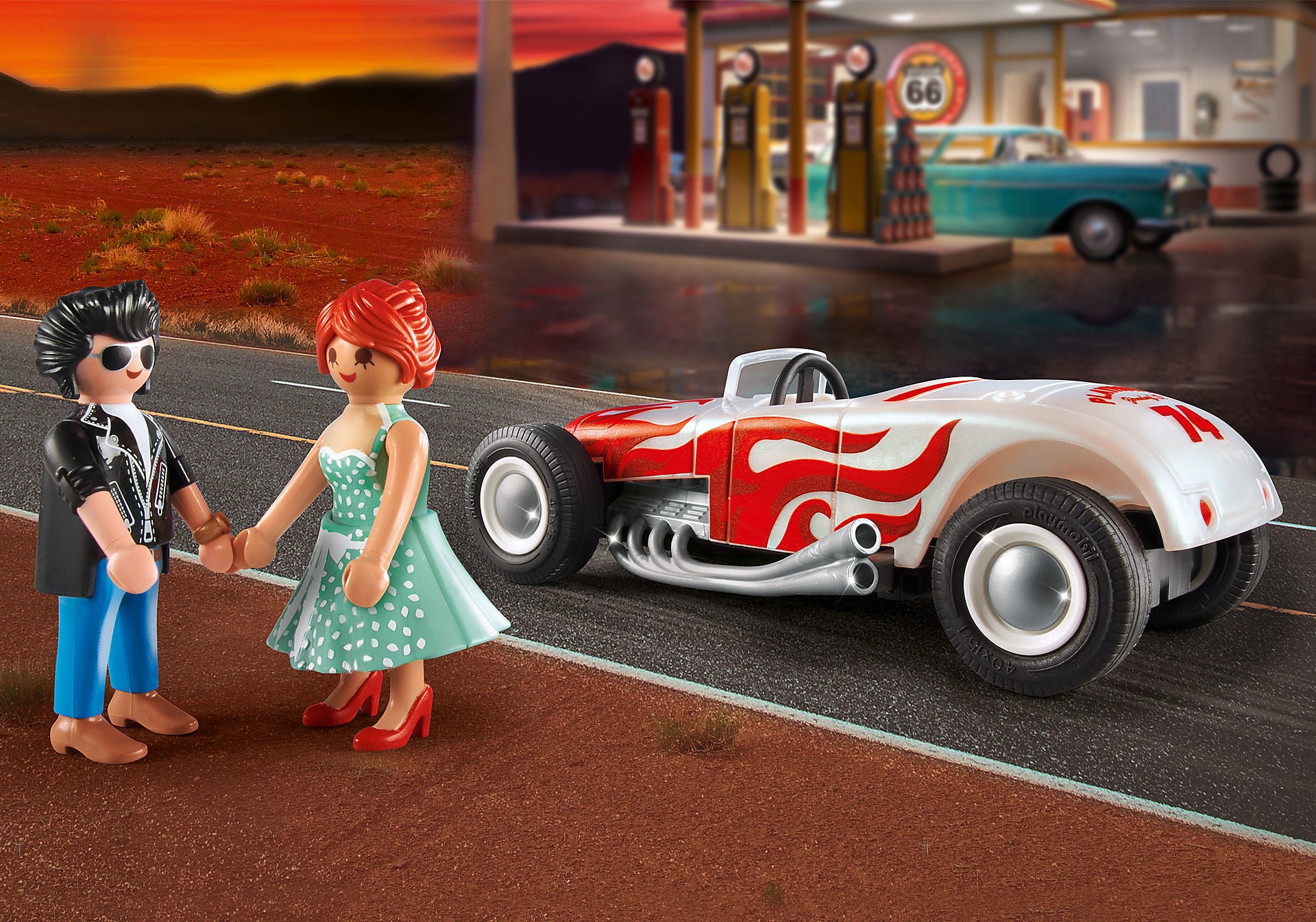 Playmobil starter pack hot rod