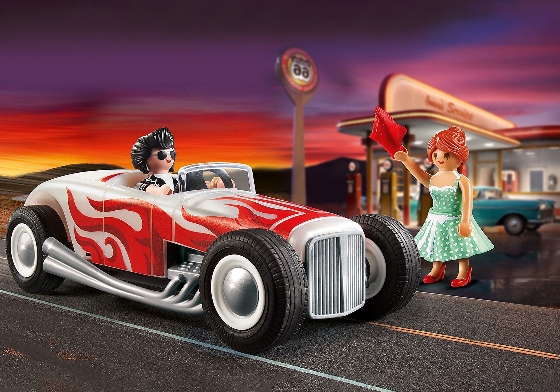 Playmobil starter pack hot rod