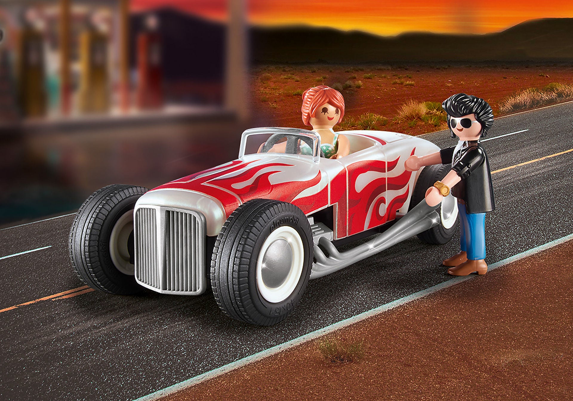 Playmobil starter pack hot rod