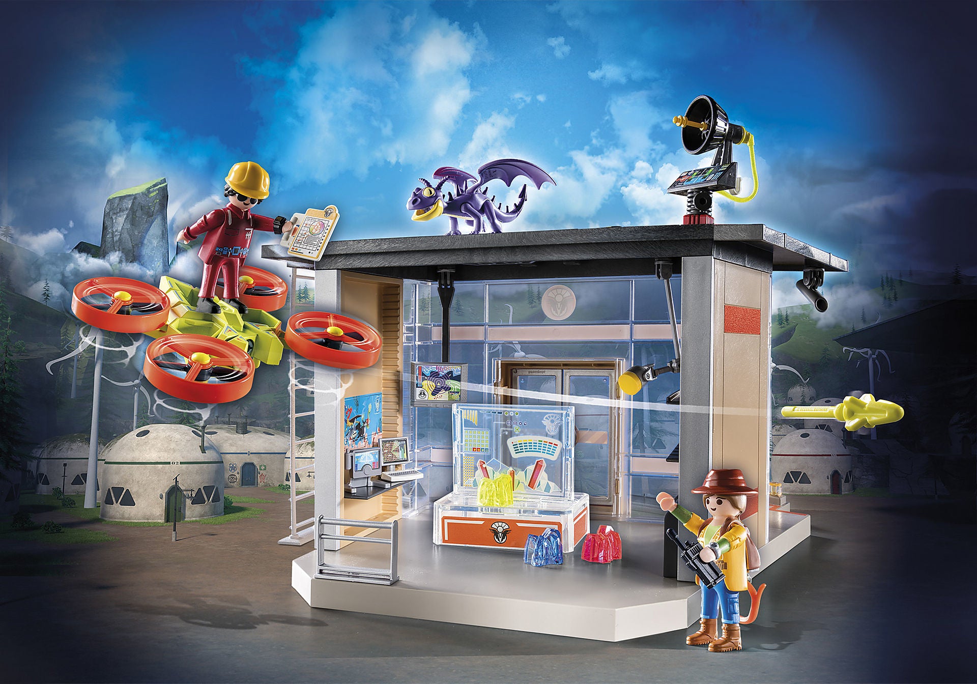 Playmobil dragones: nine realms : laboratorio icaris