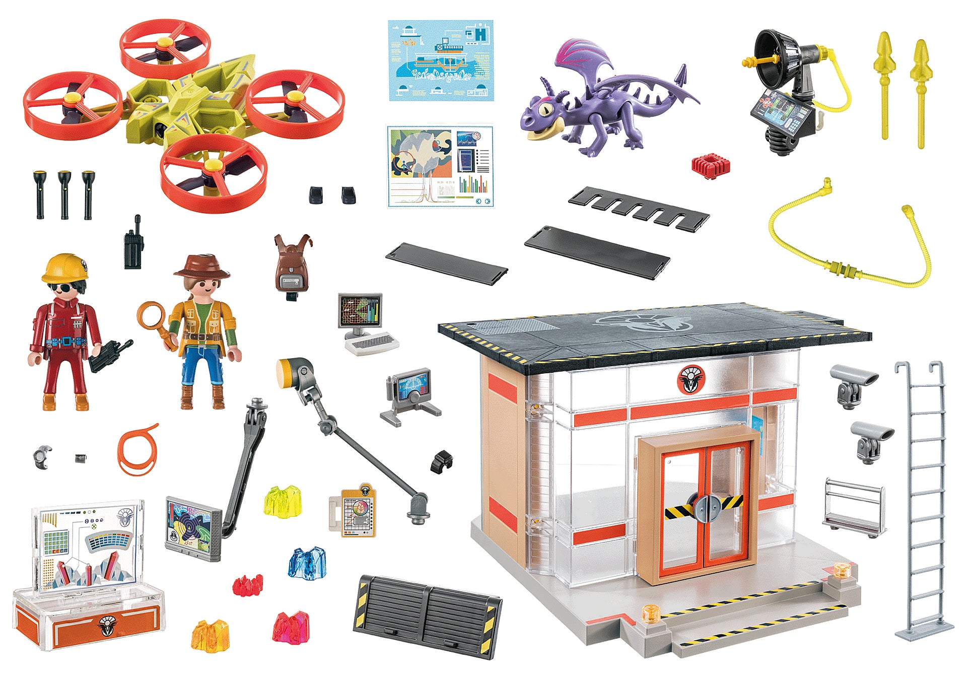 Playmobil dragones: nine realms : laboratorio icaris