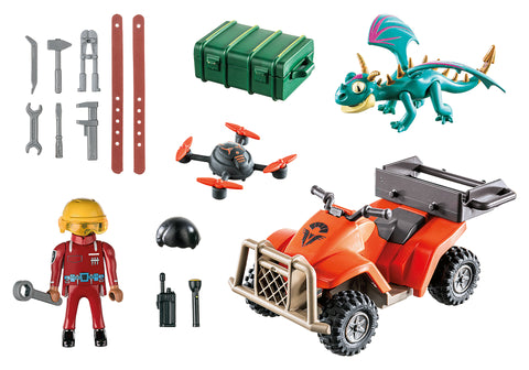 Playmobil dragones : nine realms : icaris quad