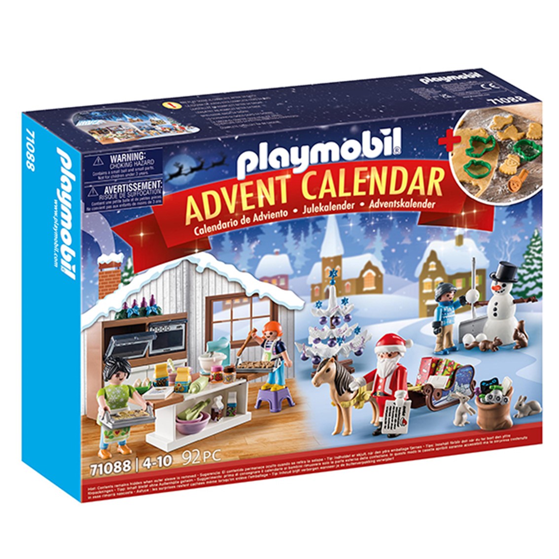 Calendario de adviento playmobil pasteleria navideña