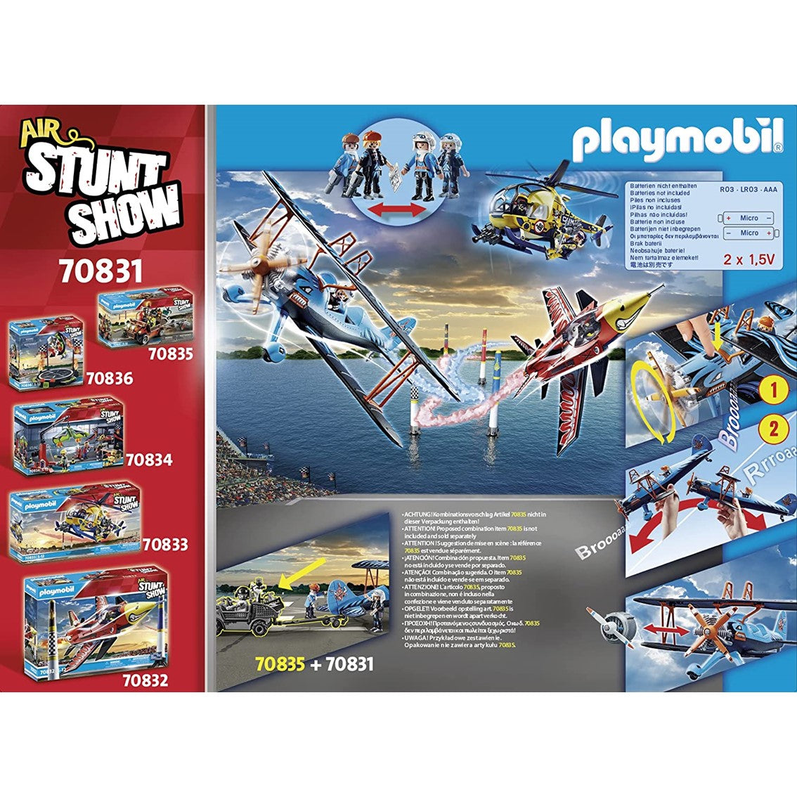 Playmobil stuntshow biplano phoenix