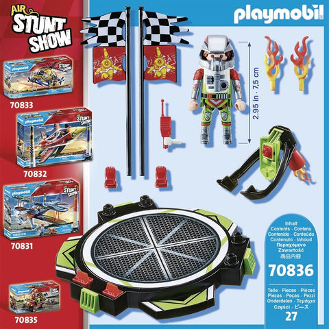 Playmobil air stuntshow mochila propulsora