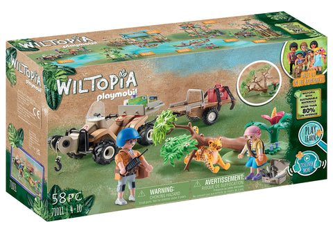 Playmobil wiltopia quad rescate de animales