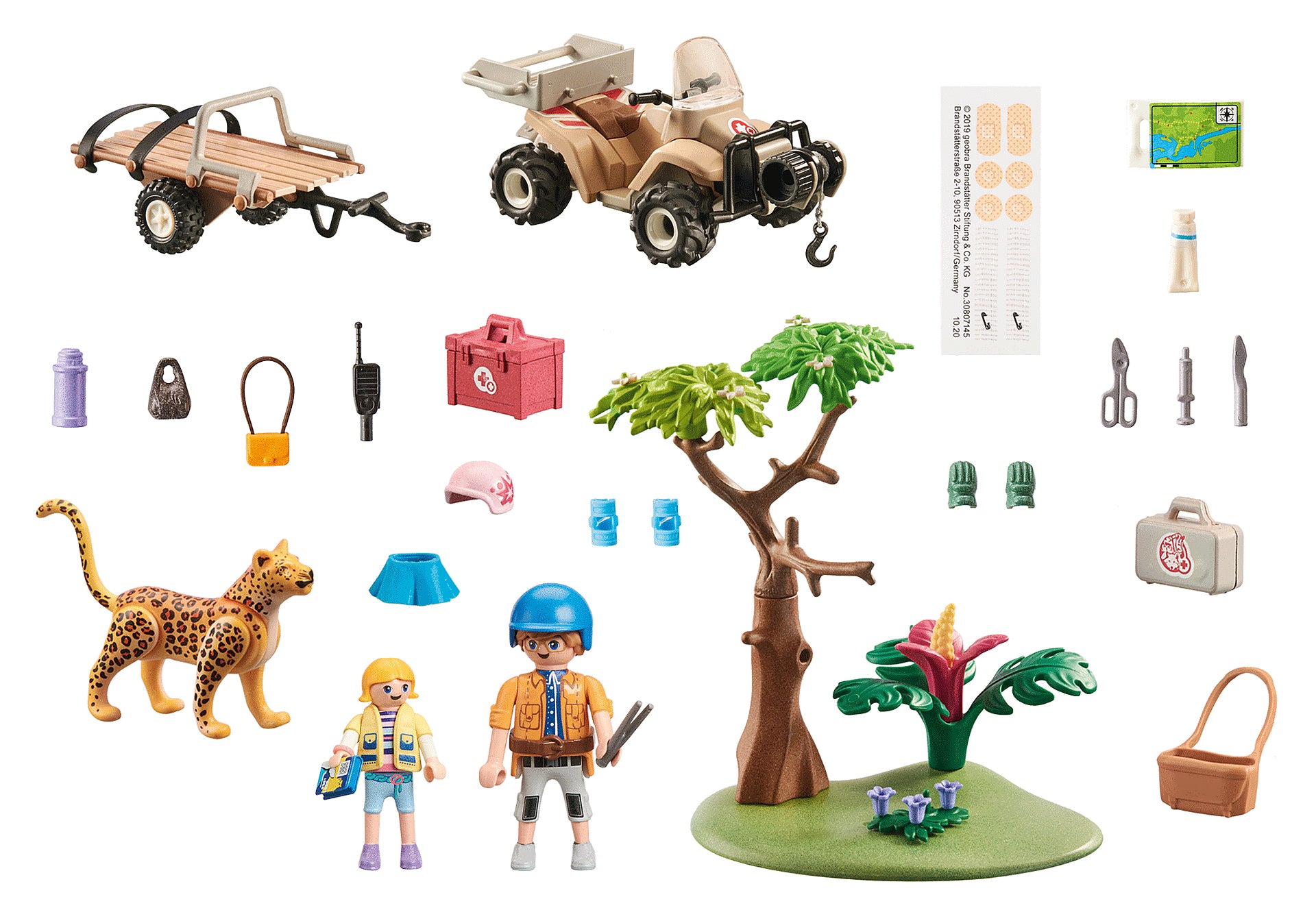 Playmobil wiltopia quad rescate de animales