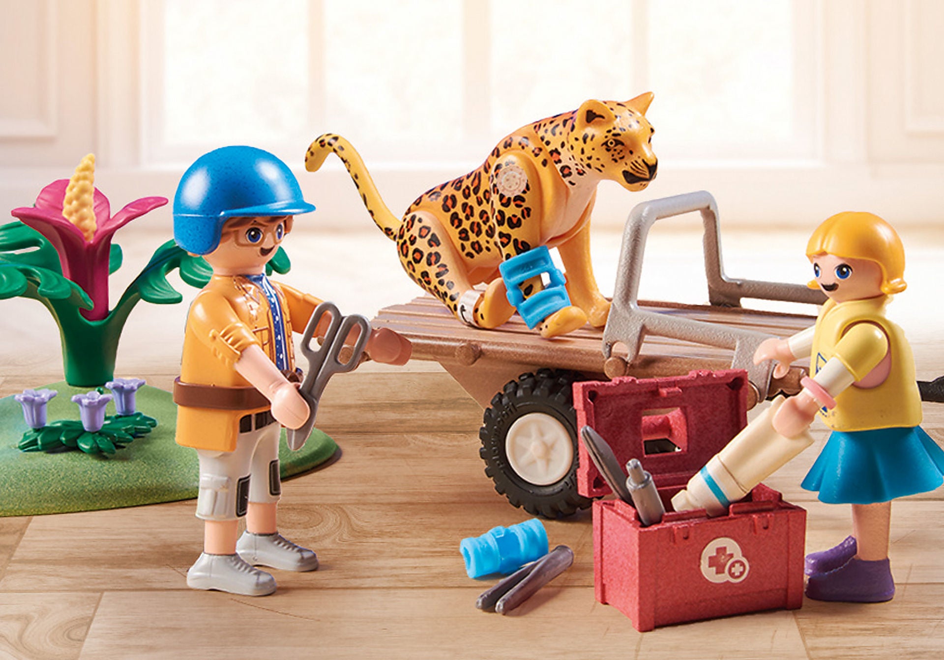 Playmobil wiltopia quad rescate de animales