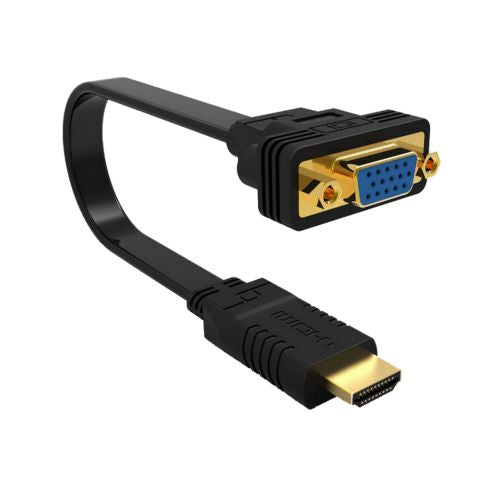 Cable adaptador ewent hdmi a vga 20cm - macho -  macho