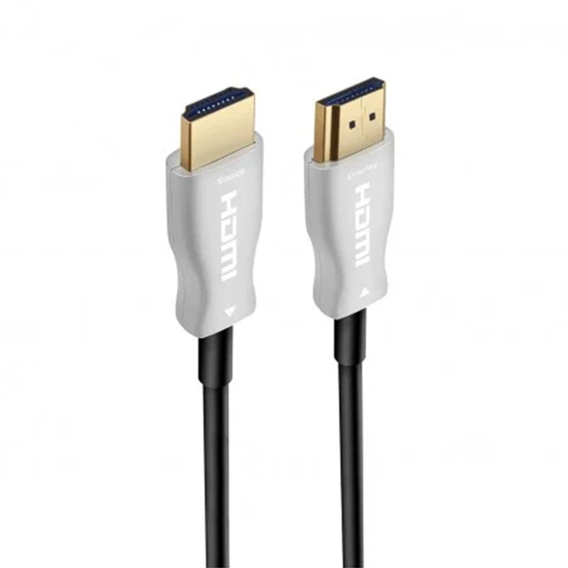 Cable hdmi ewent 4k uhd fibra optica hibrido 10m -  macho -  macho