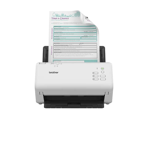 Escaner sobremesa brother ads - 4300n -  80ppm -  duplex automatico -  usb 3.0 -  usb 2.0 -  adf 80 hojas