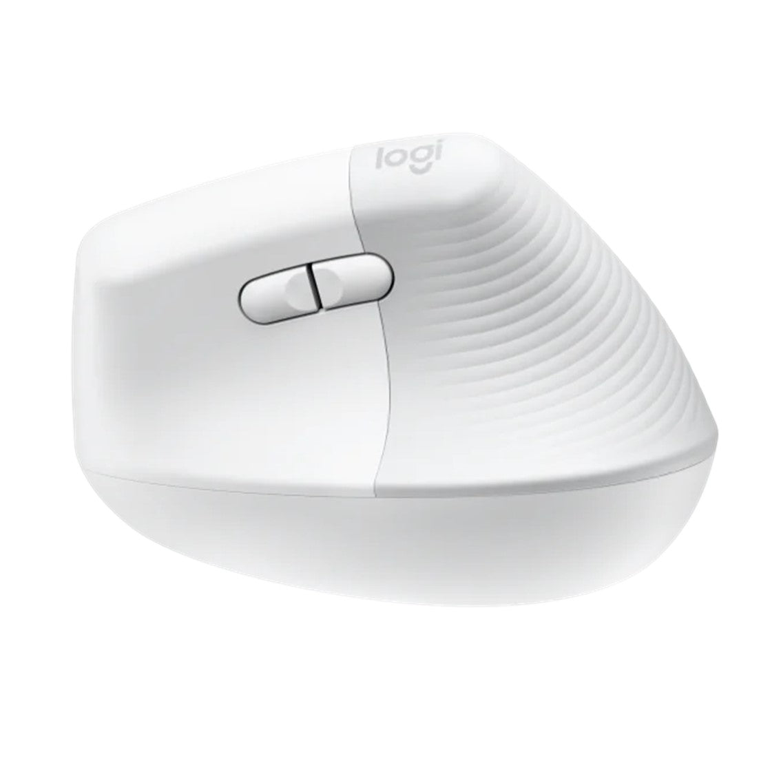 Mouse raton vertical logitech lift 6 botones 4000 dpi wireless inalambrico blanco crudo