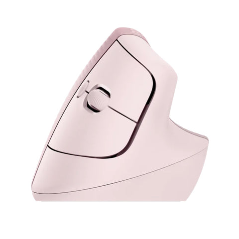 Mouse raton vertical logitech lift 6 botones 4000 dpi wireless inalambrico rosa