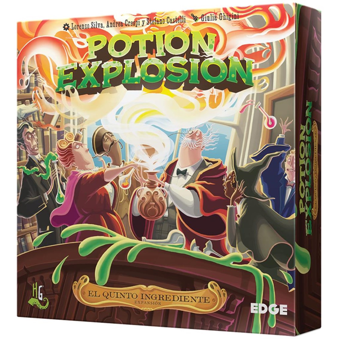 Juego de mesa potion explosion el quinto ingrediente pegi 8