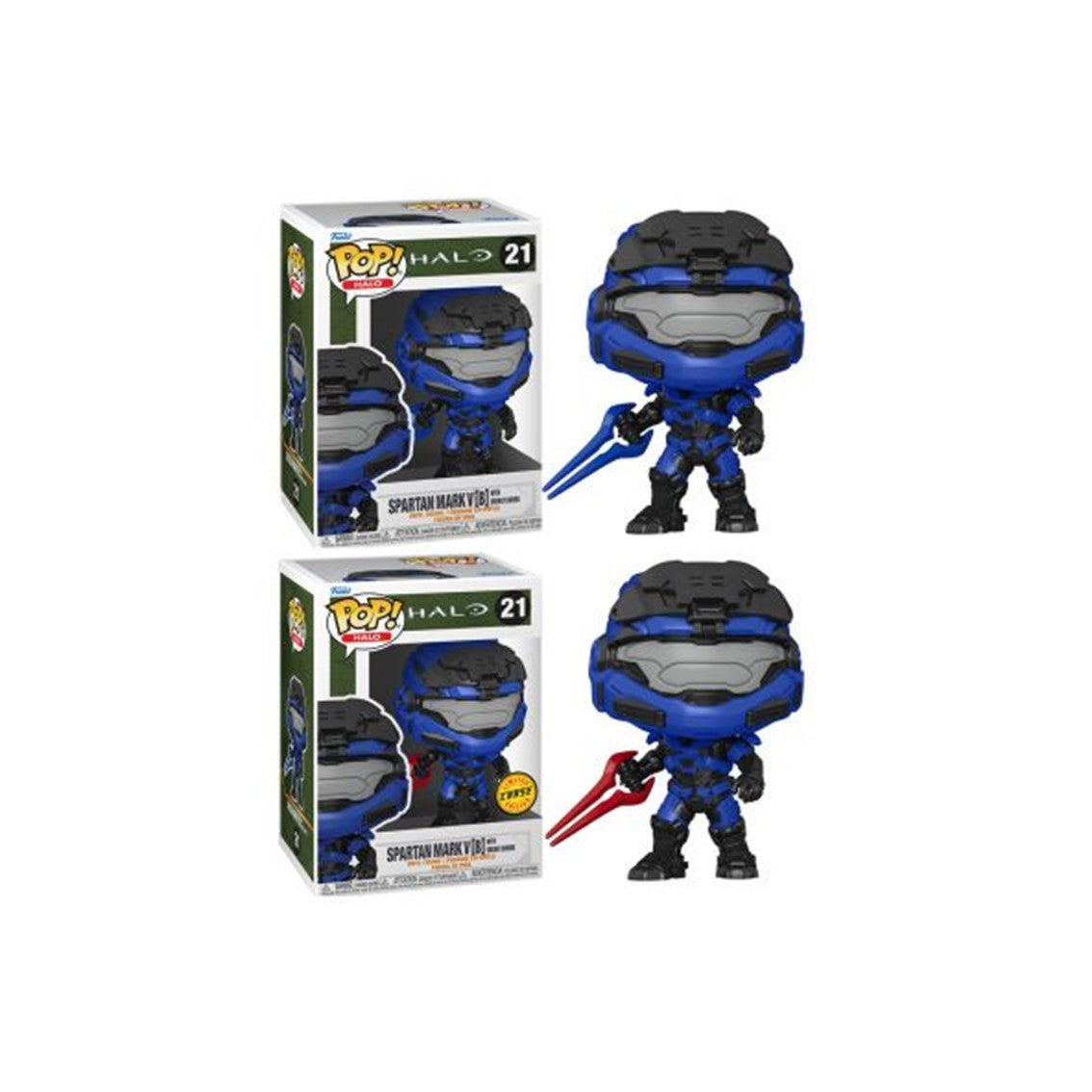 Funko pop videojuegos halo infinite mark v [b] con espada azul con opcion chase 59336