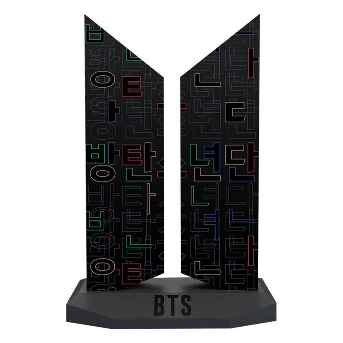 Estatua premium sideshow bts logo hangeul edition 18 cm