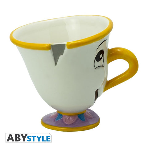 Taza 3d abystyle disney la bella y la bestia -  chip