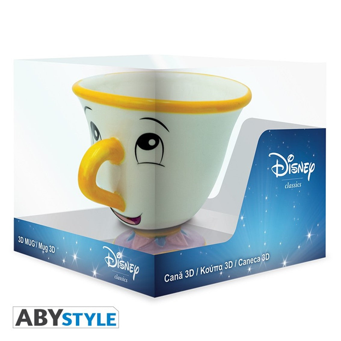 Taza 3d abystyle disney la bella y la bestia -  chip