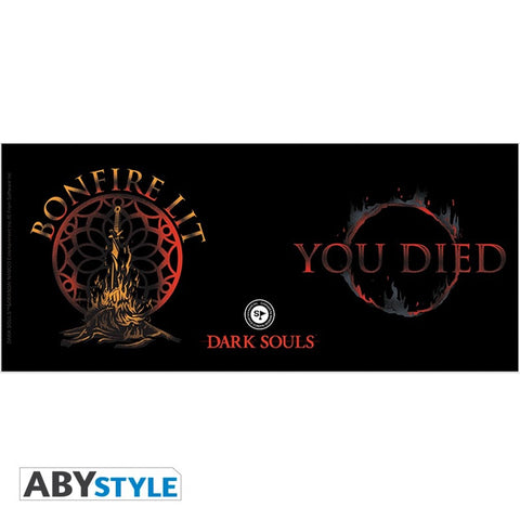 Taza abystyle dark souls -  you died - bonfire lit