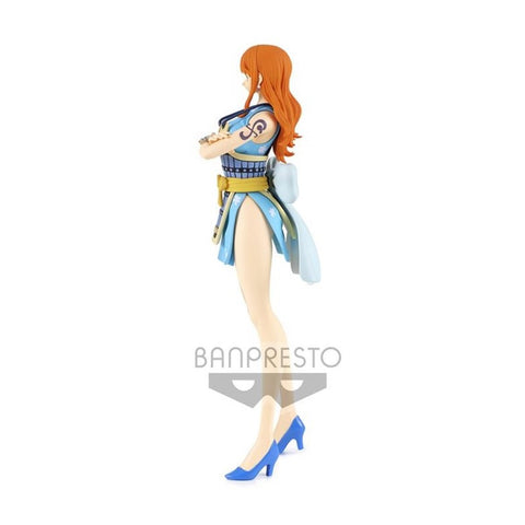 Figura banpresto one piece glitter & glamours nami wano country ver. b