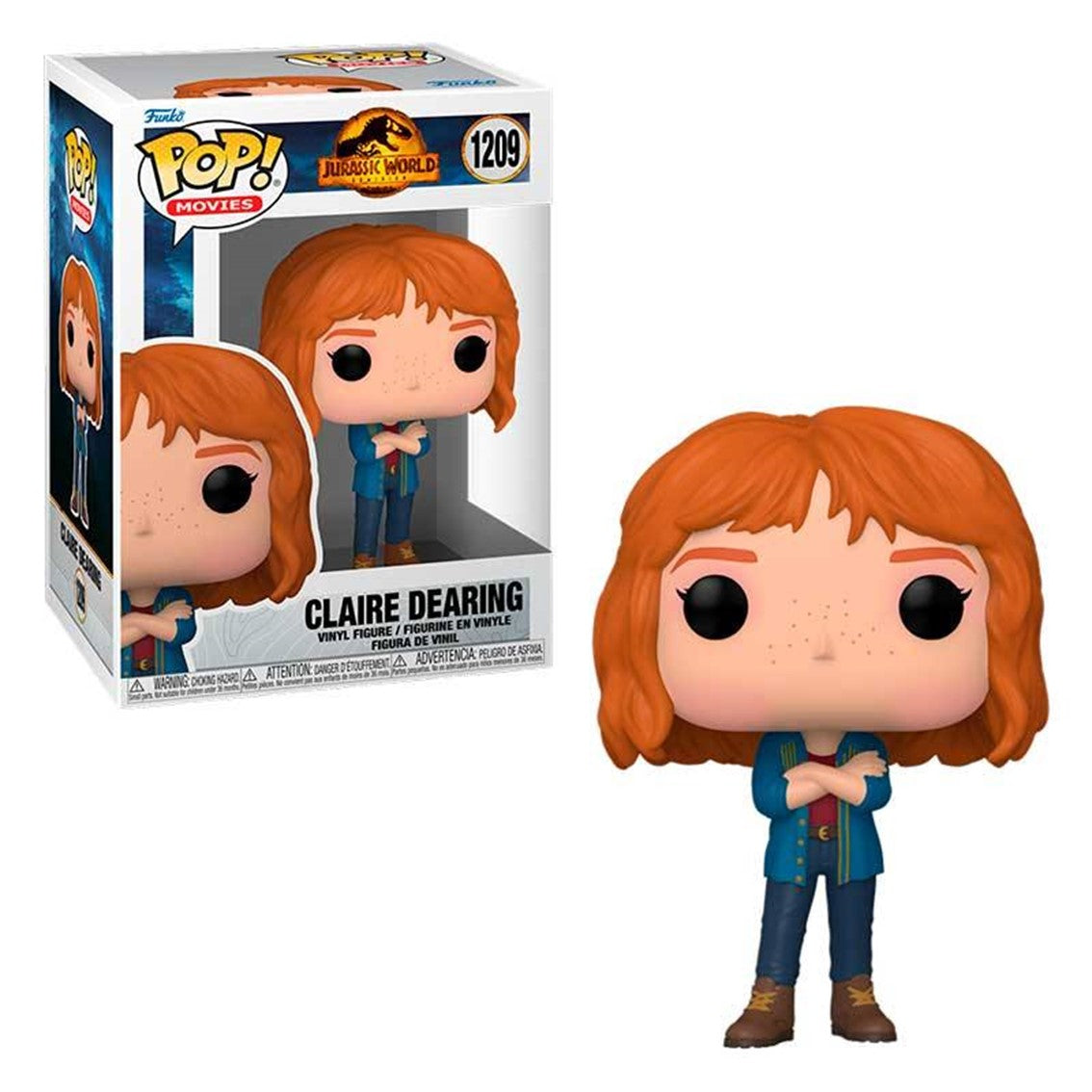 Funko pop cine jurassic park jurassic world dominion claire dearing 55296