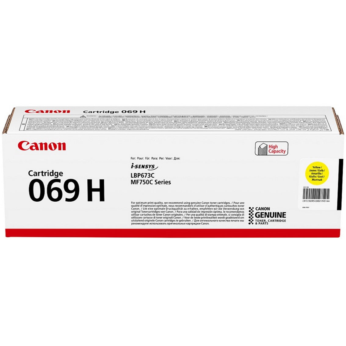 Toner canon 069h amarillo 5095c002