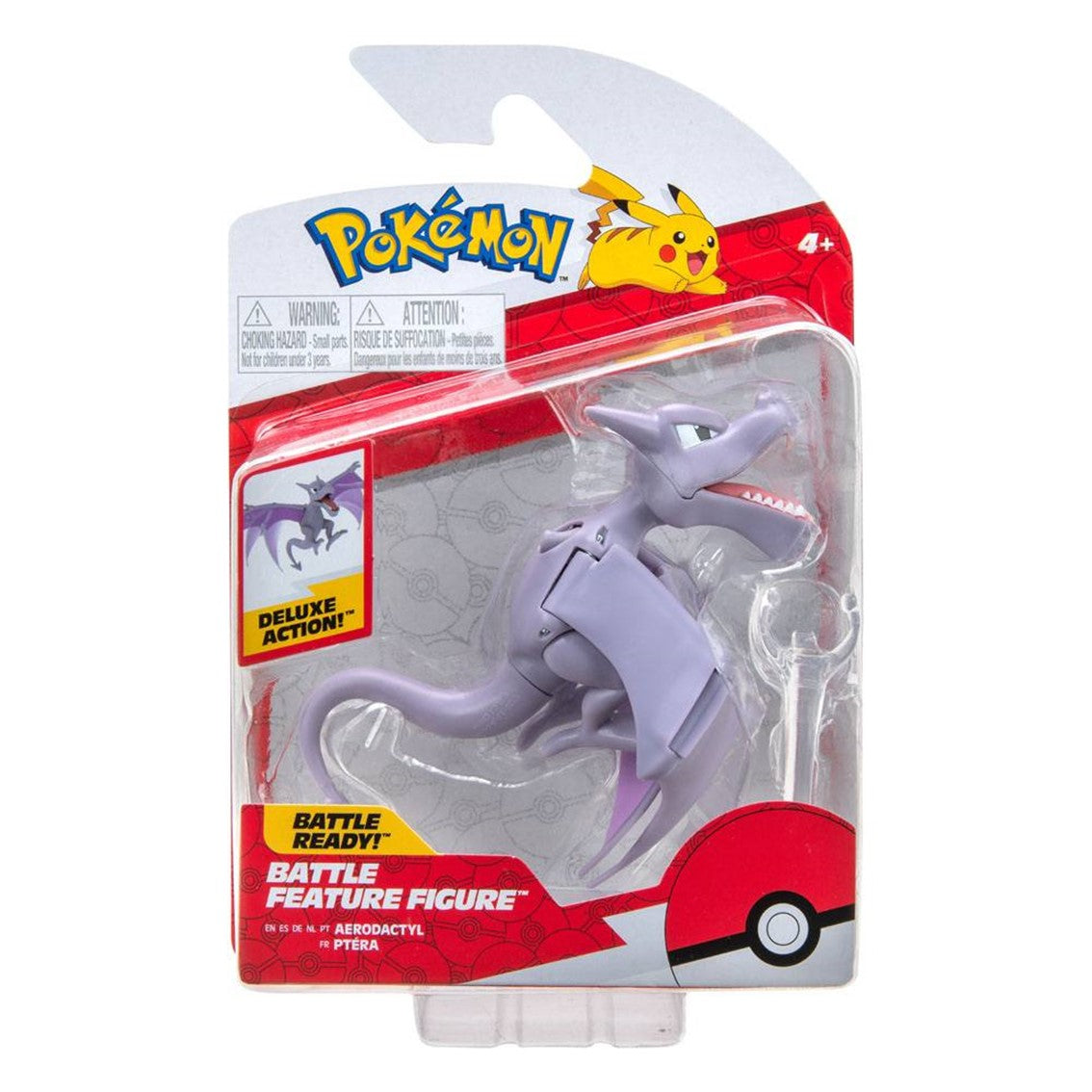 Figura jazwares pokemon battle featufe aerodactyl 11 cm