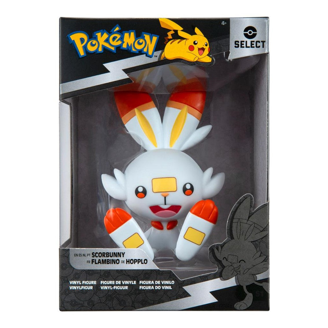 Figura jazwares pokemon vinilo scorbunny 10 cm