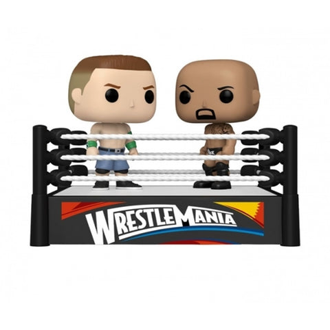 Funko pop deportes wwe cena vs rock 61463