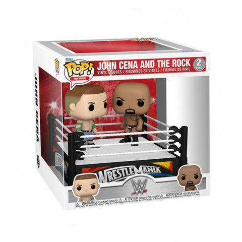 Funko pop deportes wwe cena vs rock 61463