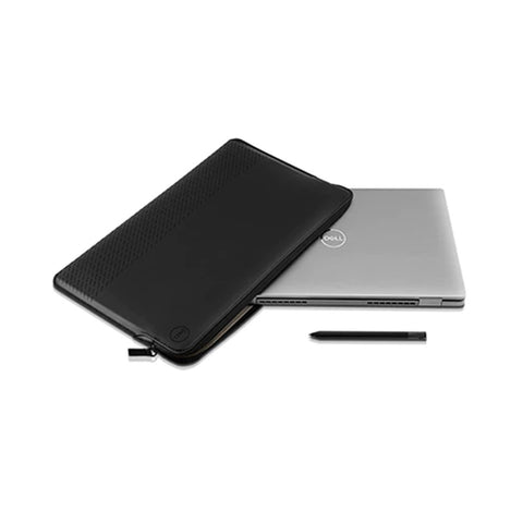 Maletin dell ecoloop leather sleeve para portatil 14pulgadas negro