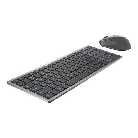 Kit teclado + mouse raton dell km7120w wireles inalambrico gris titanio