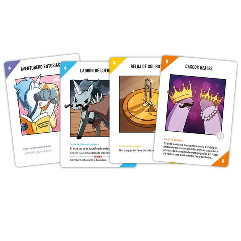 Juego de mesa unstable unicorns aventuras pegi 8