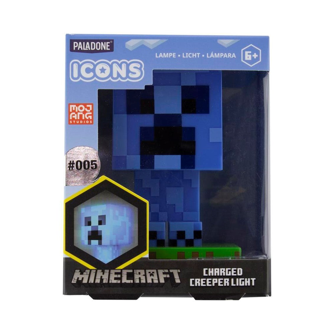 Lampara paladone icon minecraft creeper cargado