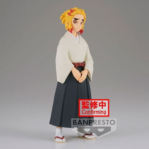 Figura banpresto demon slayer: kimetsu no yaiba senjuro rengoku