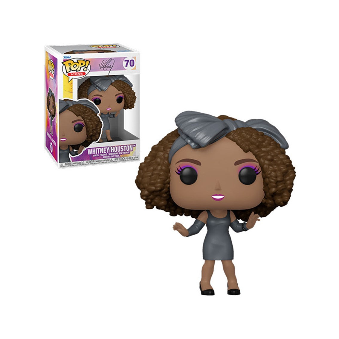 Funko pop rocks estrellas de la musica whitney houston 61354