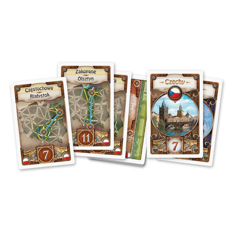 Juego de mesa aventureros al tren polonia pegi 8