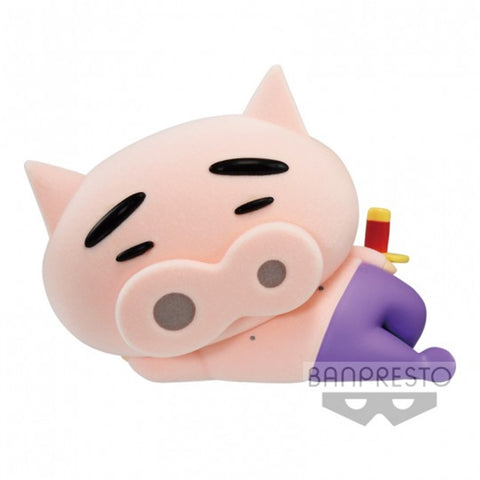 Figura banpresto fluffy puffy crayon shin - chan buriburi zaemon ver. a