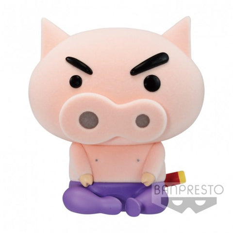 Figura banpresto fluffy puffy crayon shin - chan buriburi zaemon ver. b