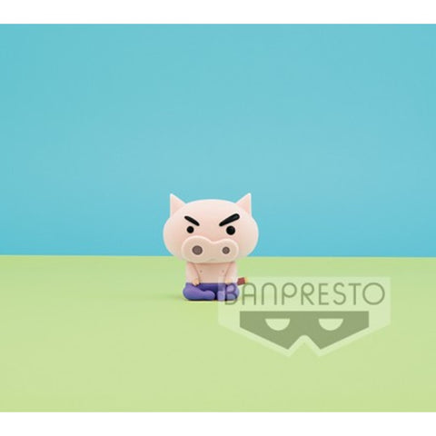 Figura banpresto fluffy puffy crayon shin - chan buriburi zaemon ver. b