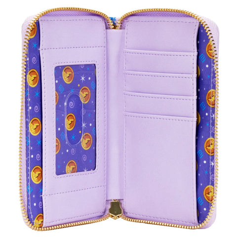 Cartera monedero loungefly funko disney hercules musas nubes zip around wallet