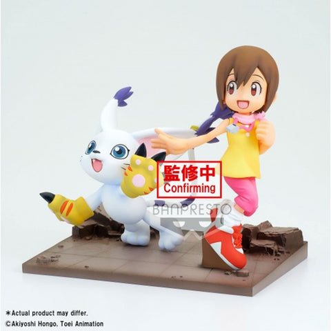 Figura banpresto digimon adventure dxf adventure archives hikari & tailmon