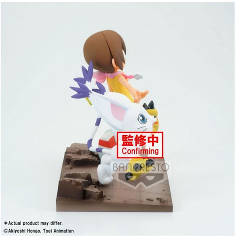 Figura banpresto digimon adventure dxf adventure archives hikari & tailmon